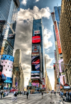 纽约风景风景名胜建筑景观自然风景旅游印记纽约市时代广场图片