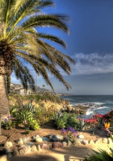 名山风景山水风景风景名胜建筑景观自然风景旅游印记拉古纳海滩加利福尼亚图片