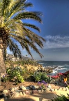 名山风景山水风景风景名胜建筑景观自然风景旅游印记拉古纳海滩加利福尼亚图片