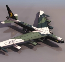 军事装备3D模型图库军事武器装备轰炸机图片
