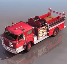 3D卡通模型3D模型图库交通工具工程车卡车图片