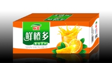 鲜橙多橙汁包装