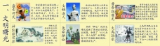 中华文化历史展板历史年代年代代表