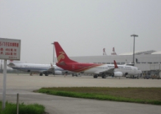飞机场宜昌三峡机场飞机图片