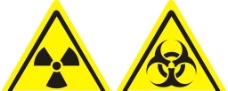 核辐射 放射性 危险标志图片