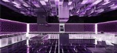 潮流素材紫色迷情绚丽玻璃质感场景素材图片