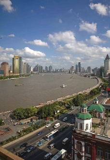 上江上海浦江两岸景色图片
