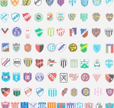 足部图全球2487个足球俱乐部球队标志阿根廷图片