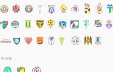 足部图全球2487个足球俱乐部球队标志智利喀麦隆图片