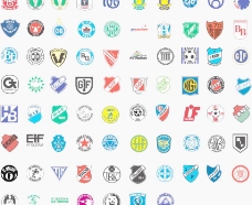 足部图全球2487个足球俱乐部球队标志丹麦3图片
