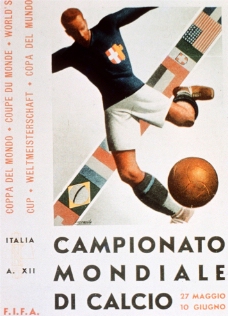 1934年意大利世界杯海报图片