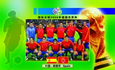 日本平面设计年鉴2006电话卡面2006年世界杯H组西班牙图片