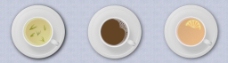 咖啡杯茶咖啡橙汁图片