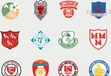 足部图全球2487个足球俱乐部球队标志爱尔兰图片