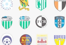 足部图全球2487个足球俱乐部球队标志爱沙尼亚图片
