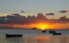 地球日毛里求斯印度洋日出图片