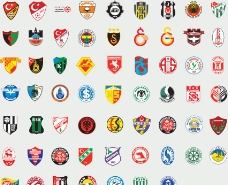 足部图全球2487个足球俱乐部球队标志土耳其图片