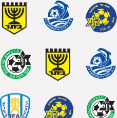 足部图全球2487个足球俱乐部球队标志以色列图片